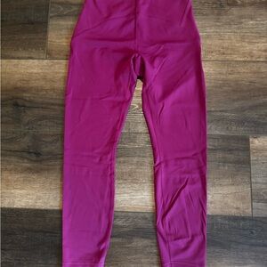 Lululemon Athletica Magenta Leggings